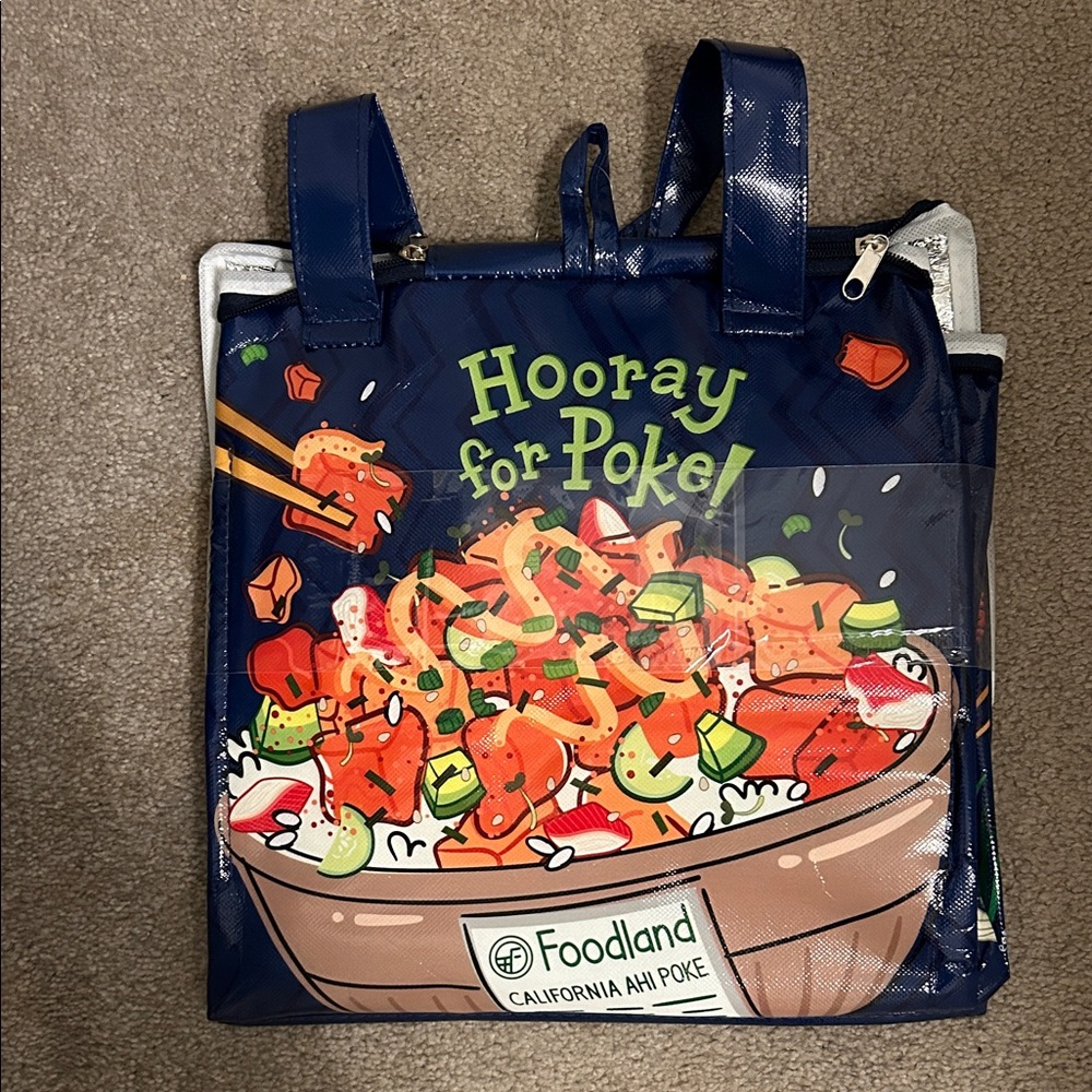 Hooray for Poke Insulated Tote Bag